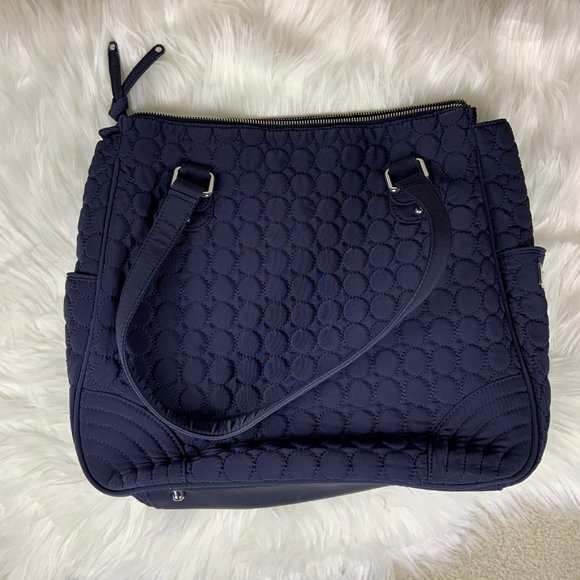 *SOLD*Vera Bradley Classic Navy Large Handbag - Picture 5 of 7